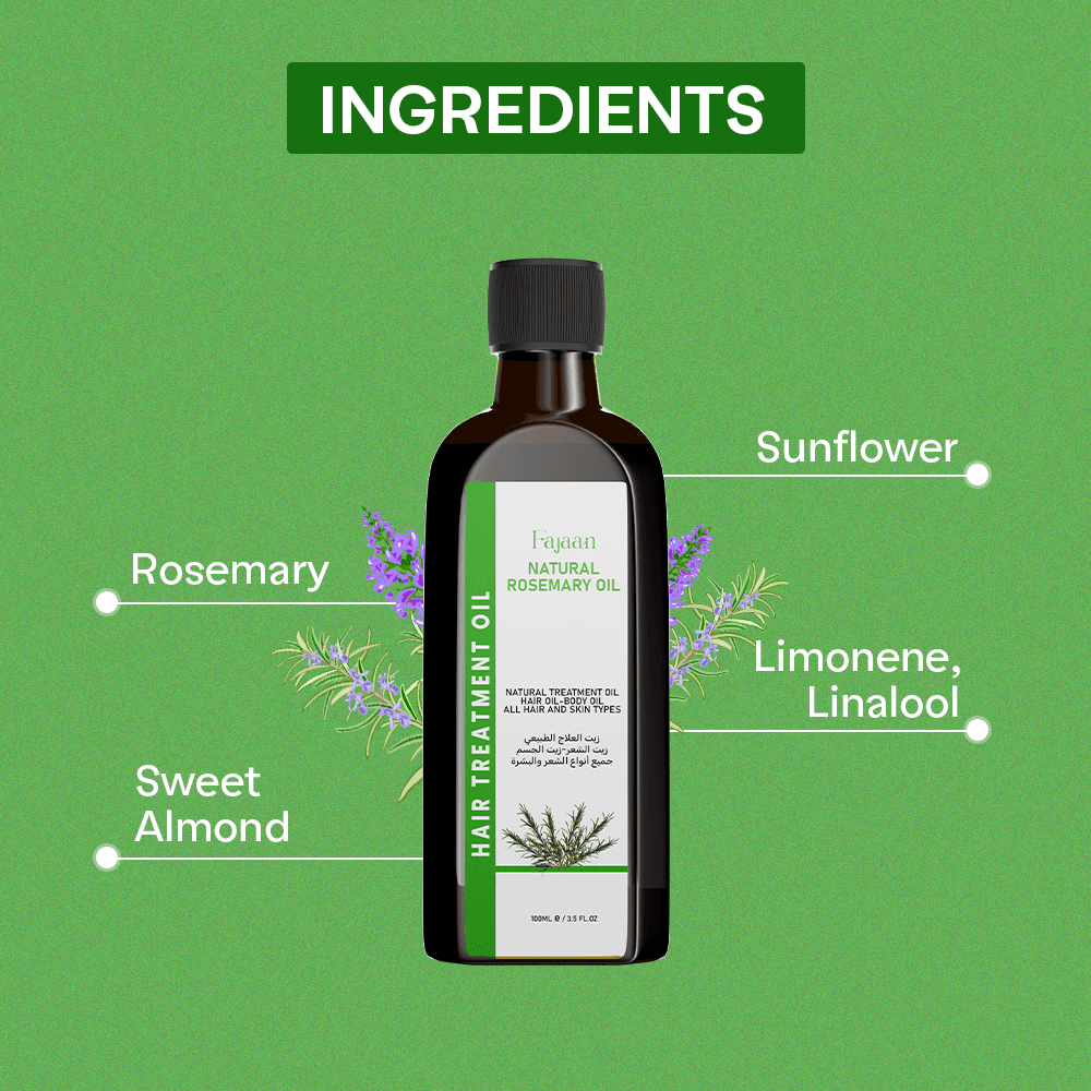 Fajaan™ Natural Rosemary Hair Oil