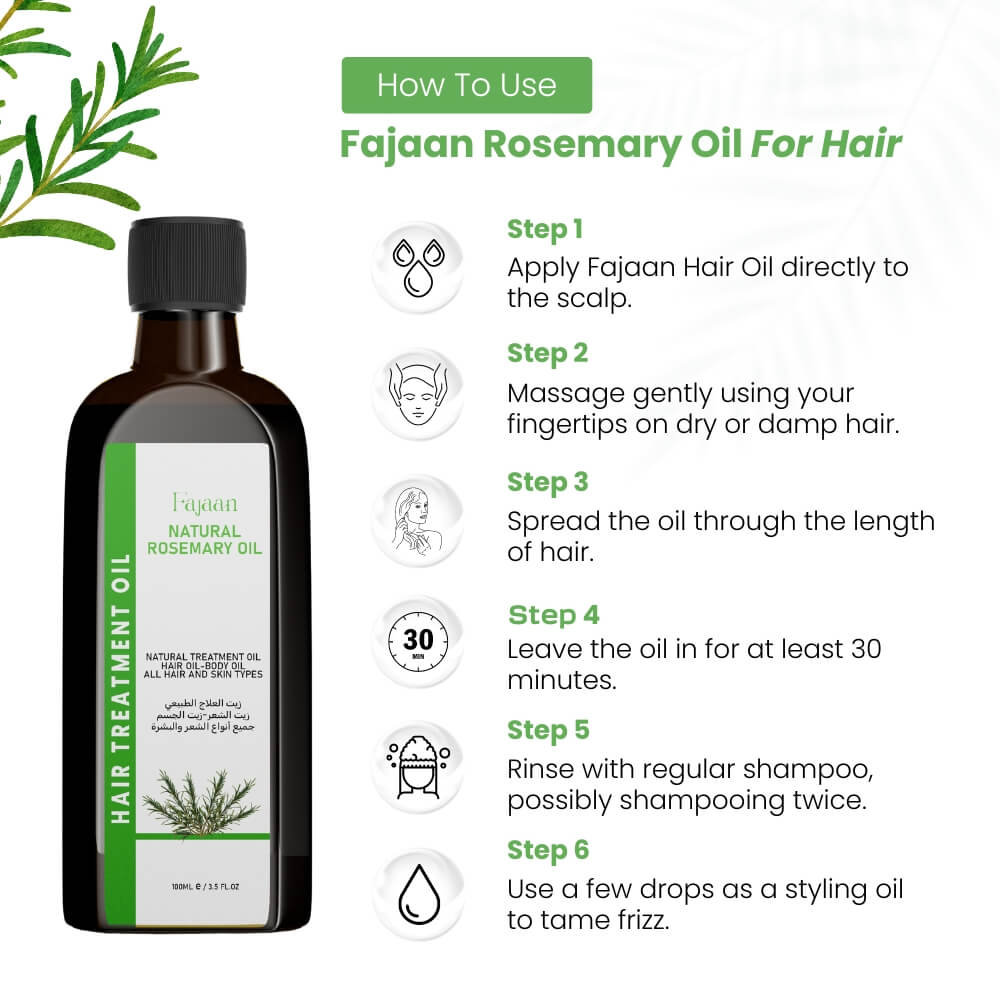 Fajaan™ Natural Rosemary Hair Oil